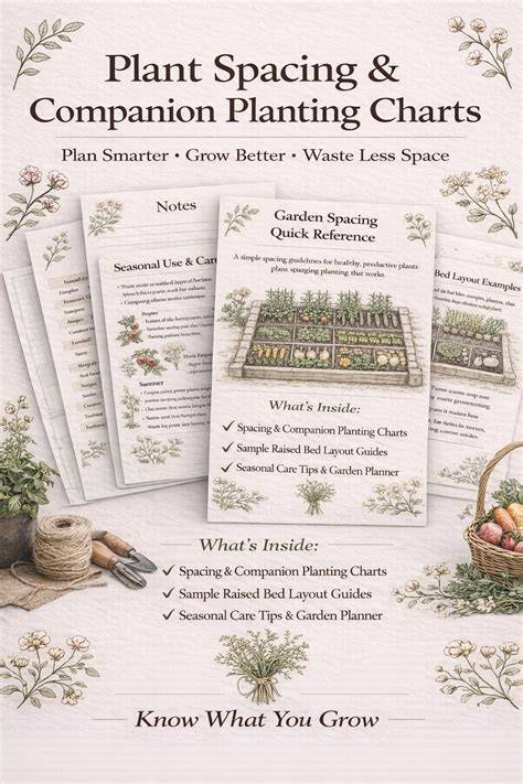 COMPANION PLANTING AND PLANT SPACING … - raincitystudios.com