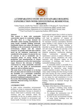 Comparative Study on Sustainable Living Campaign for - raincitystudios.com