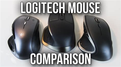 COMPARISON OF LOGITECH GAMING MICE - YouTube