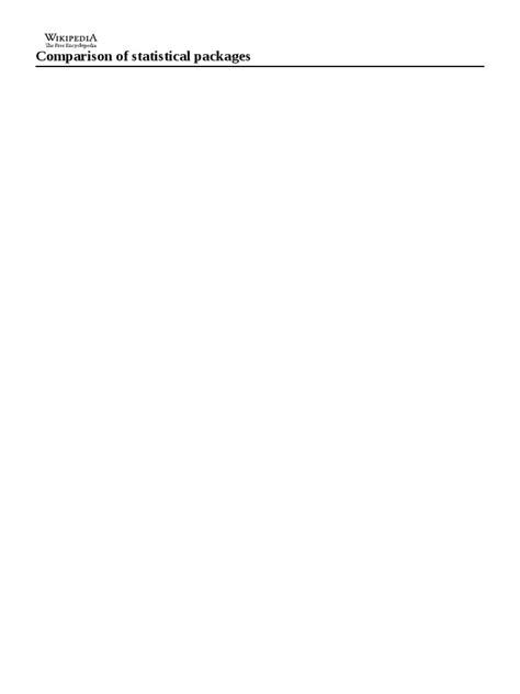 Comparison of statistical packages - wintechmobiles.com