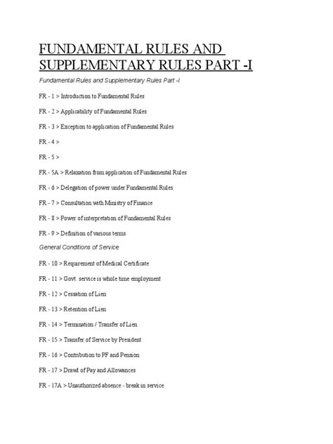 Compilation of Fundamental Rules and Supplementary Rules (Part-I ... - wintechmobiles.com