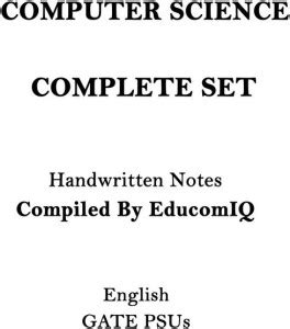 Complete Handwritten Notes for Computer Science Students: Data ... - wintechmobiles.com