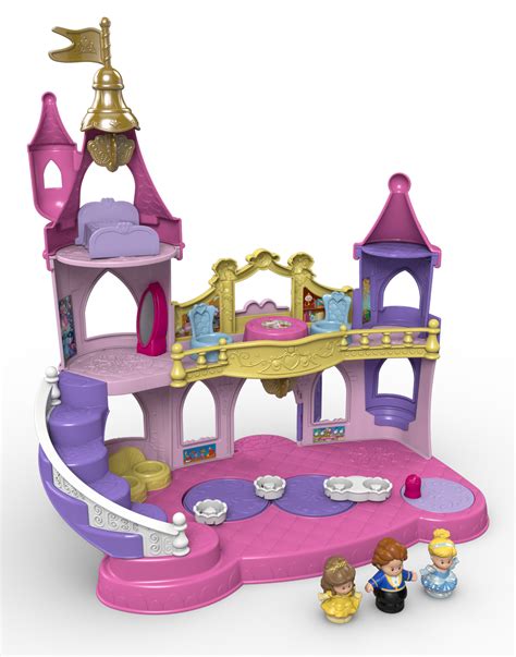 COMPLETE Little People Musical Dancing Palace Disney Belle …