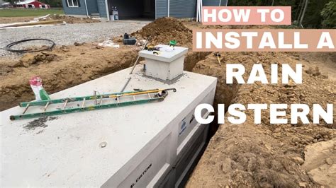 Complete overview of underground rain harvest cistern install - raincitystudios.com