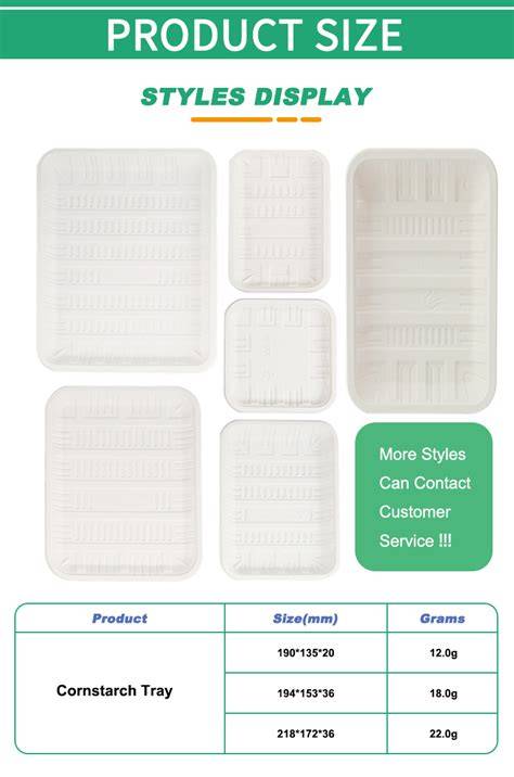 Compostable Cornstarch Tray Wholesale - raincitystudios.com