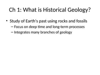 Comprehensive Historical Geology: Earth's Formation, Rocks, and Plate ... - raincitystudios.com