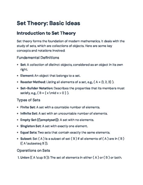 Comprehensive Introduction to Set Theory Concepts and Operations - wintechmobiles.com