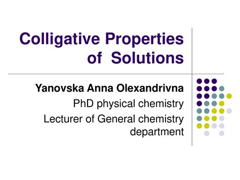 Comprehensive Overview of Solutions and Colligative Properties in ... - wintechmobiles.com