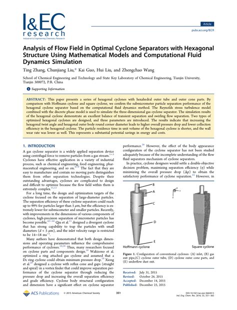 Computational Fluid Dynamics Simulation of Cyclone Separator using ... - muktibox.com