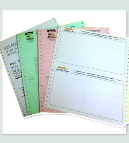 COMPUTER PREPRINTED FORM & PAY SLIP HP Best Enterprise Sdn Bhd