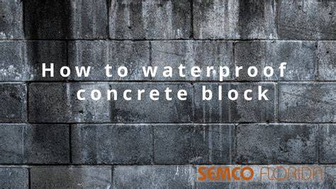 Concrete, brick and cement waterproofing - Pond Design and … - raincitystudios.com