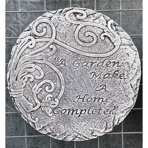 Concrete Garden Plaques - Etsy - muktibox.com
