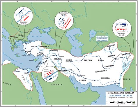Conquests of Alexander the Great | Map and Timeline - wintechmobiles.com