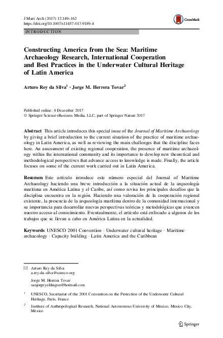 Constructing America from the Sea: Maritime Archaeology ... - JSTOR - raincitystudios.com