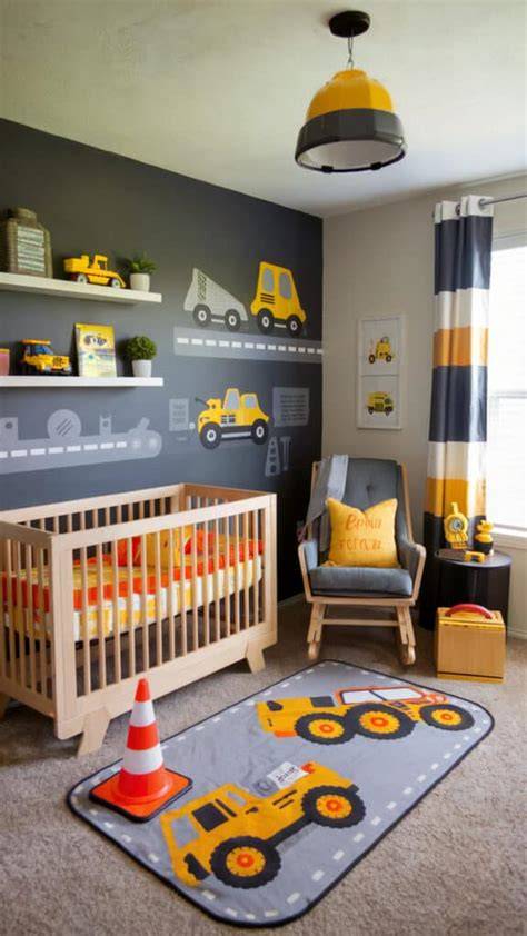 Construction Nursery Baby Boy - raincitystudios.com