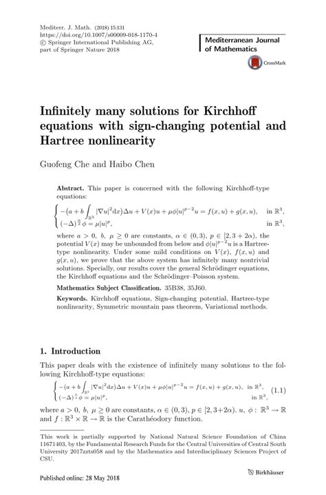 Construction of infinitely many sign-changing solutions for the Hartree ... - wintechmobiles.com