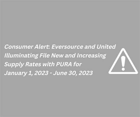 CONSUMER ALERT: JANUARY 2024 INCREASE IN ELECTRIC SUPPLY RAT…