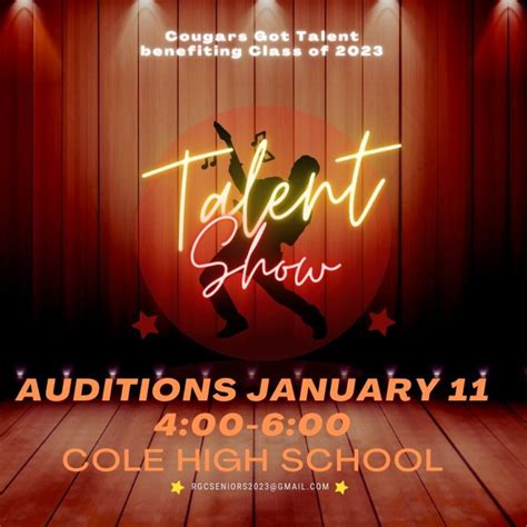 CONTACT Talent Auditions. 