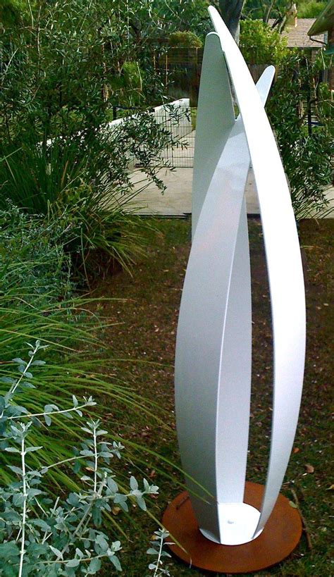 Contemporary Garden Sculpture - Stainless Steel … - muktibox.com