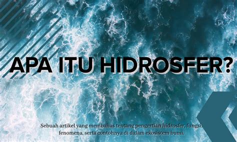 Contoh Fenomena Hidrosfer - muktibox.com