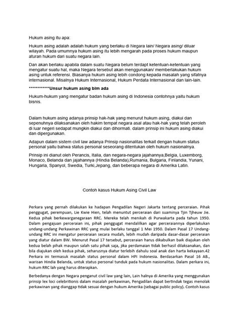 contoh hukum asing - elchoricharrua.com