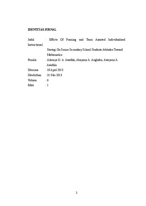 contoh identitas jurnal - elchoricharrua.com
