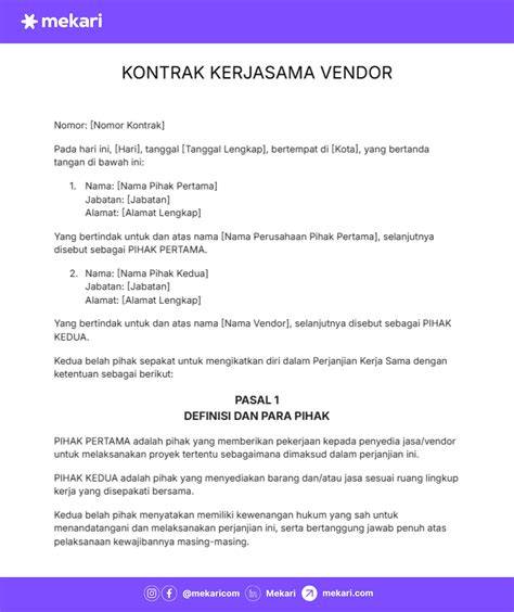 Contoh Kontrak | PDF - raincitystudios.com
