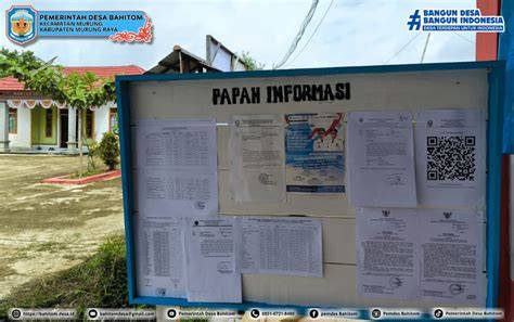 Contoh Papan Informasi Desa - Habar Desa - raincitystudios.com