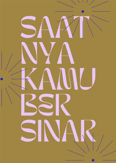 Contoh poster tipografi gratis & siap edit - muktibox.com