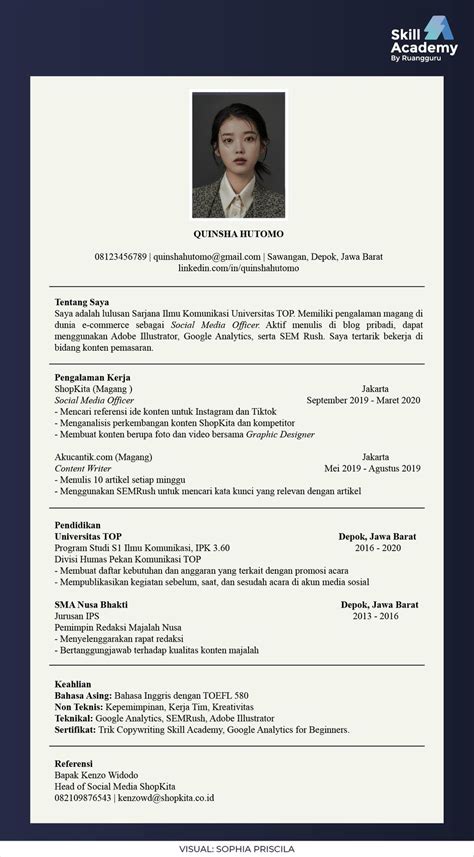 contoh referensi dalam cv - elchoricharrua.com