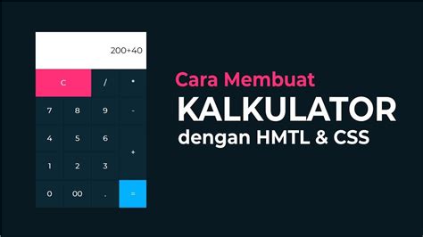 Contoh Script Code Kalkulator Dari Html, Css & Javascript - coolestguyplanet.net