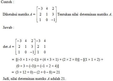 Contoh Soal Determinan Matriks 3x3 | PDF | Metode - wintechmobiles.com