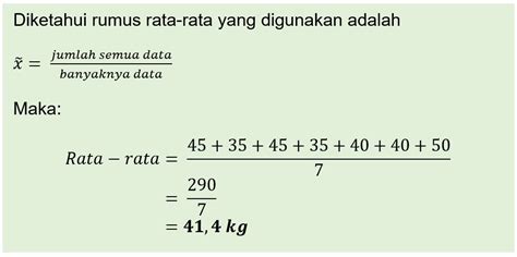 Contoh soal pembahasan Mean Rerata atau Rata-rata - wintechmobiles.com