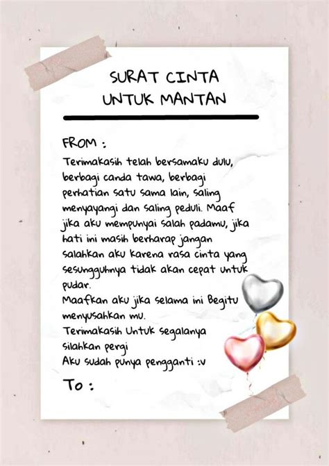 Contoh Surat Cinta - muktibox.com