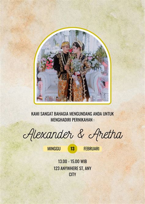 Contoh undangan foto gratis & siap edit - muktibox.com