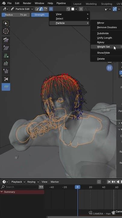 Control Blender Particle Hair Dynamics with Weights - muktibox.com
