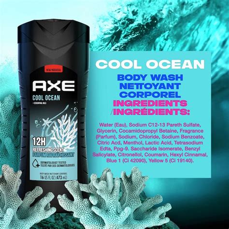 COOL OCEAN BODY WASH AXE