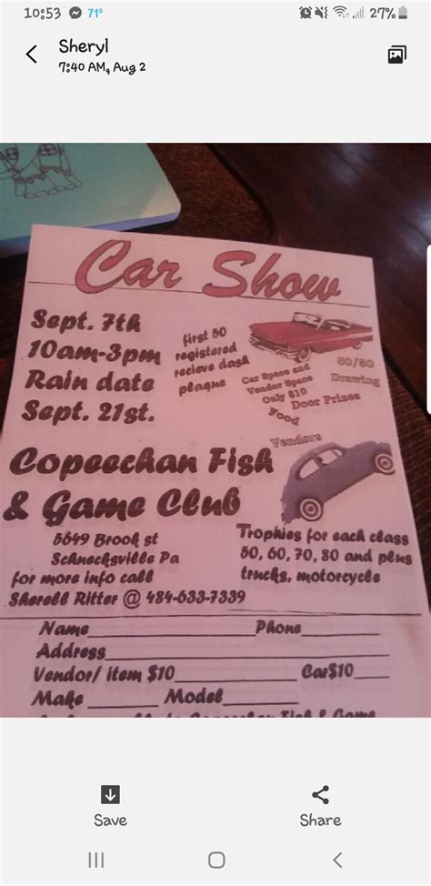 COPEECHAN FISH AND GAME CAR SHOW - Car Show Radar