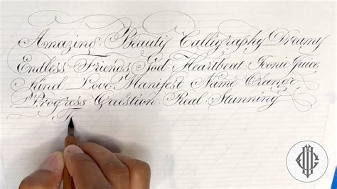 Copperplate cursive writing practice for beginners | Simple words ... - muktibox.com