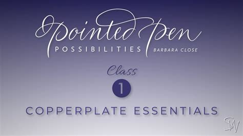 Copperplate Essentials with Barbara Close - muktibox.com