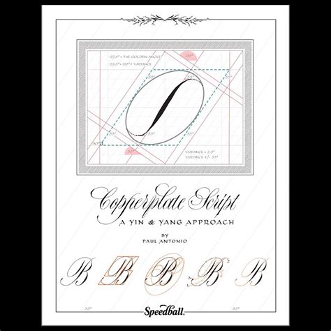 Copperplate Script Yin & Yang Approach Calligraphy Manual - muktibox.com