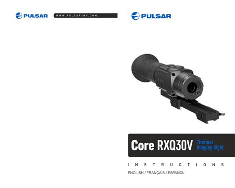 CORE RXQ30V user manual by Yukon Advanced Optics Worldwide