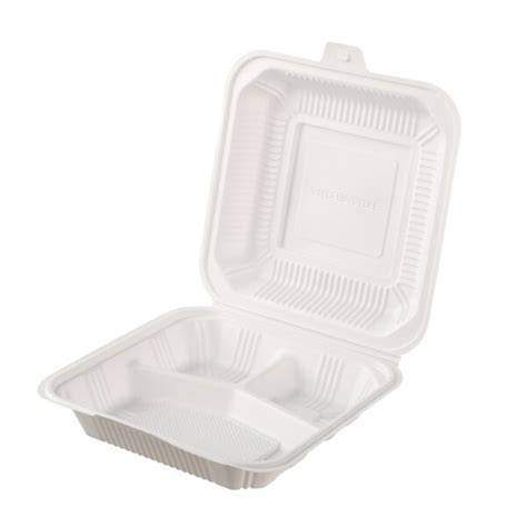 Cornstarch Clamshell Boxes | Compostable Plastic … - raincitystudios.com