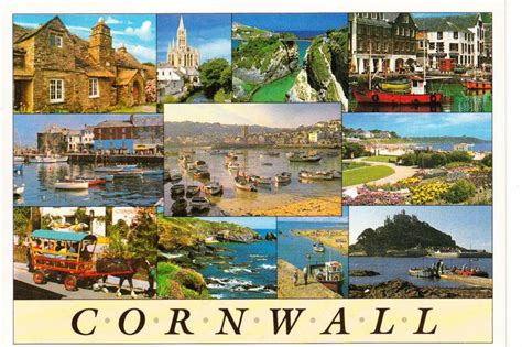 CORNWALL POSTCARD A MODERN CARD OF THE HARBOUR …