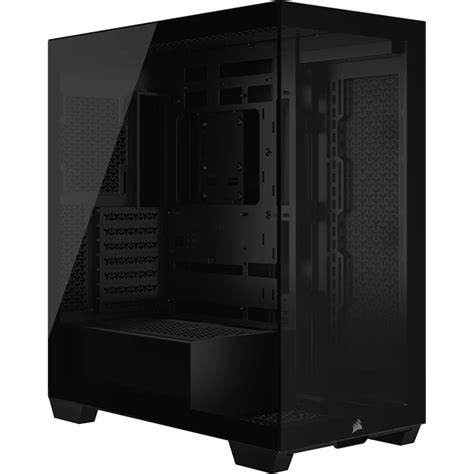 CORSAIR 3500X TG BLACK Tempered Glass Mid Tower PC Case - raincitystudios.com