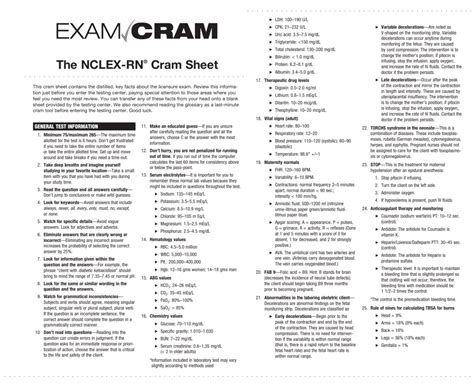 CORe Exam Cram Pdf