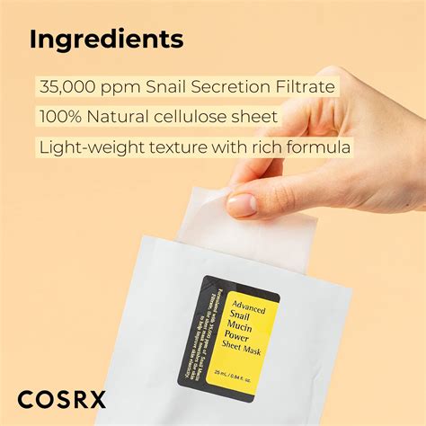 COSRX Advanced Snail Mucin Power Sheet Mask 10ea Beautytap