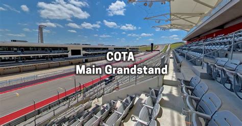 COTA Main Grandstand View Guide & Seating Chart