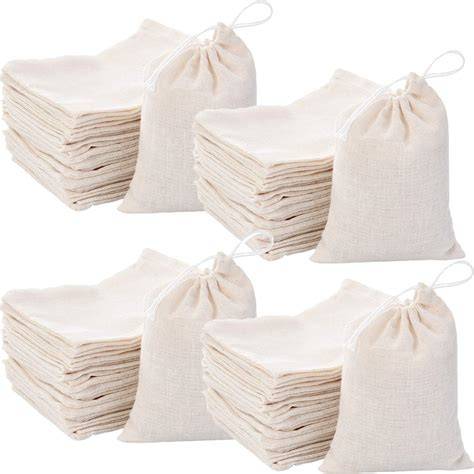 Cotton Muslin Bags with Drawstring | Organic, Natural, Unbleached Totes ... - raincitystudios.com