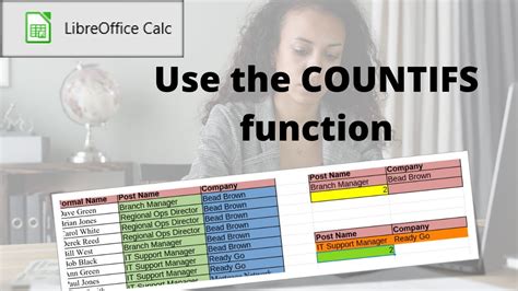 COUNTIFS function - LibreOffice